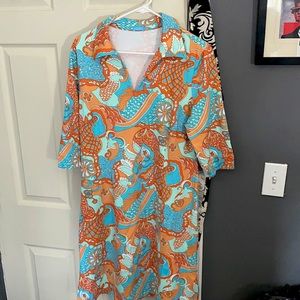 J. McLaughlin beautiful fitted sheath dress!